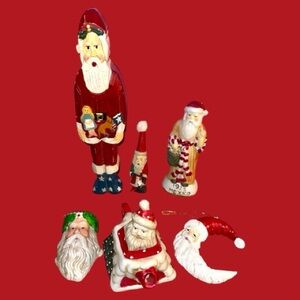 Vintage Lot of Santa Claus
